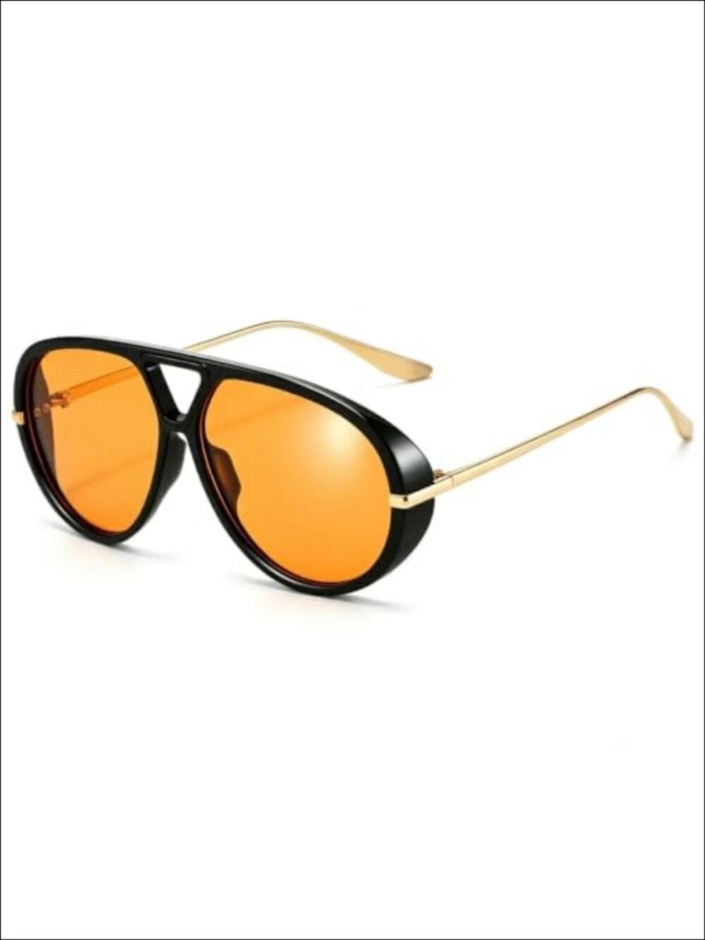 Oversized Aviator Sunglasses 70s Retro UV400 Shield Unisex